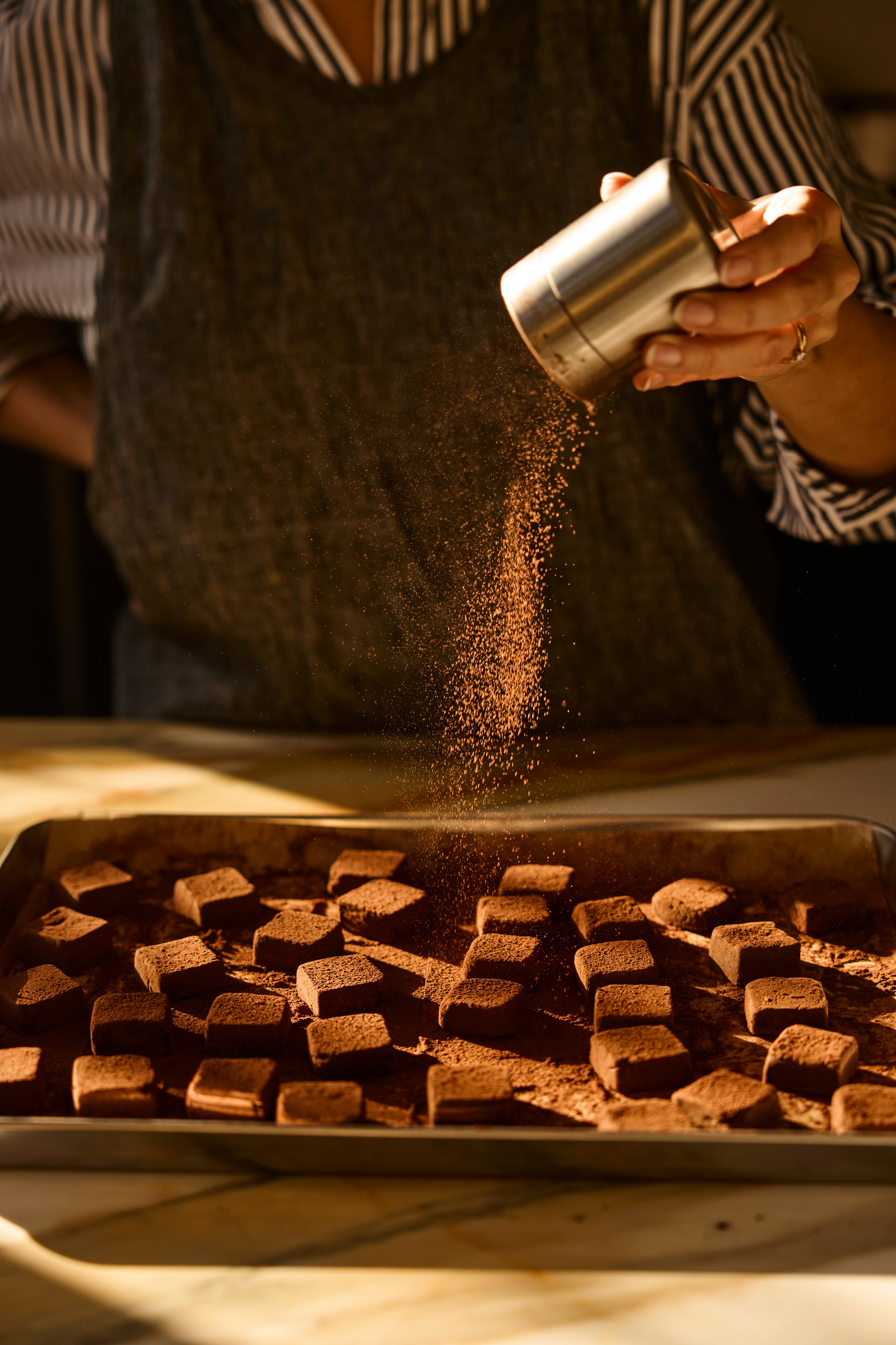 Dark Chocolate Sea Salt Date Truffles - Mini