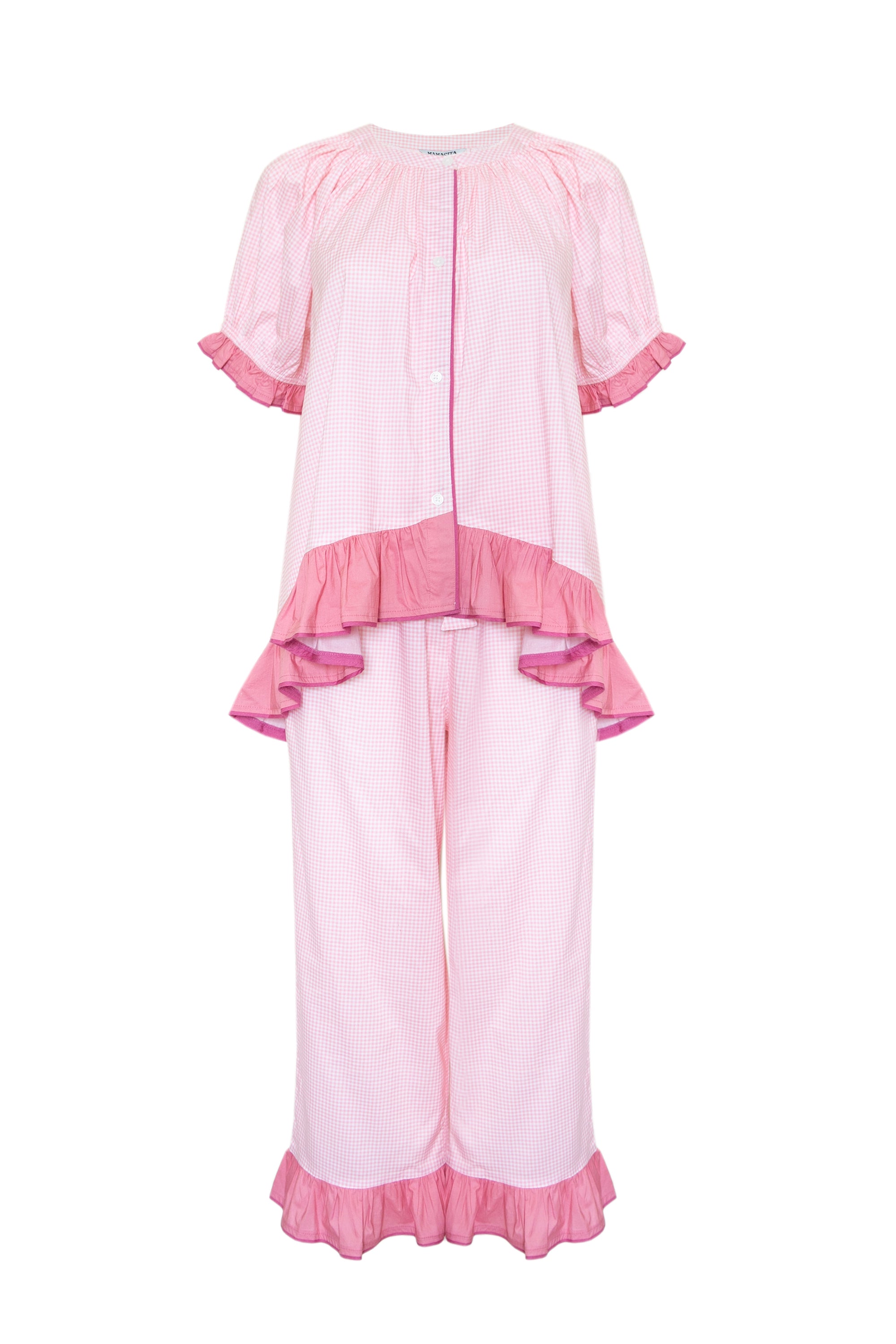 Rose Bonnie Ruffle Sleep Set