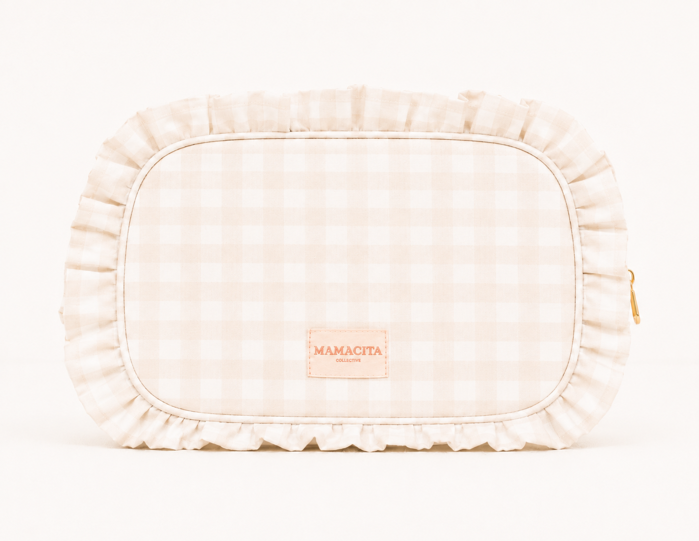 The Personalised Ruffle Washbag