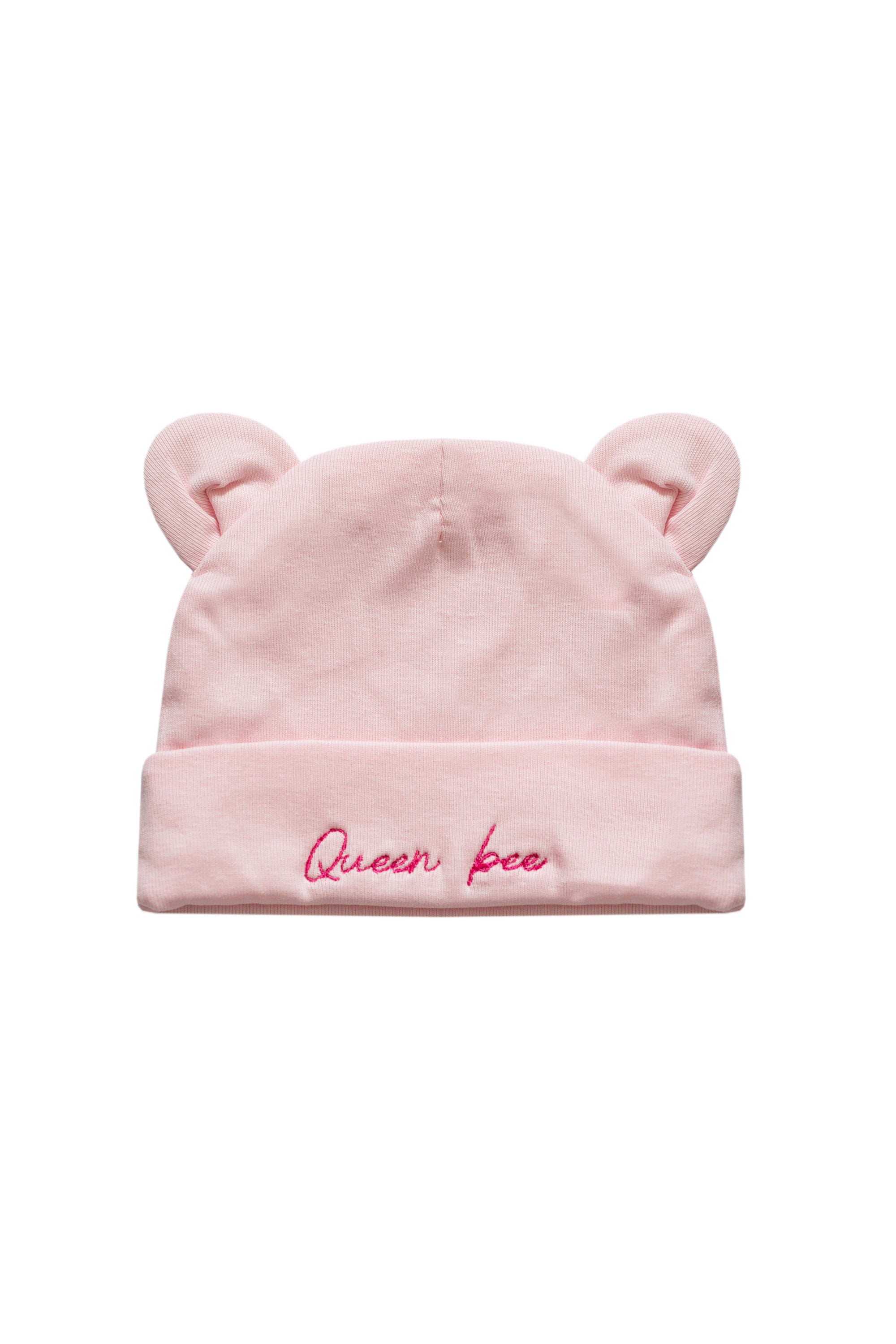 Mamacita Collective Pink Queen Bee Baby Beanie