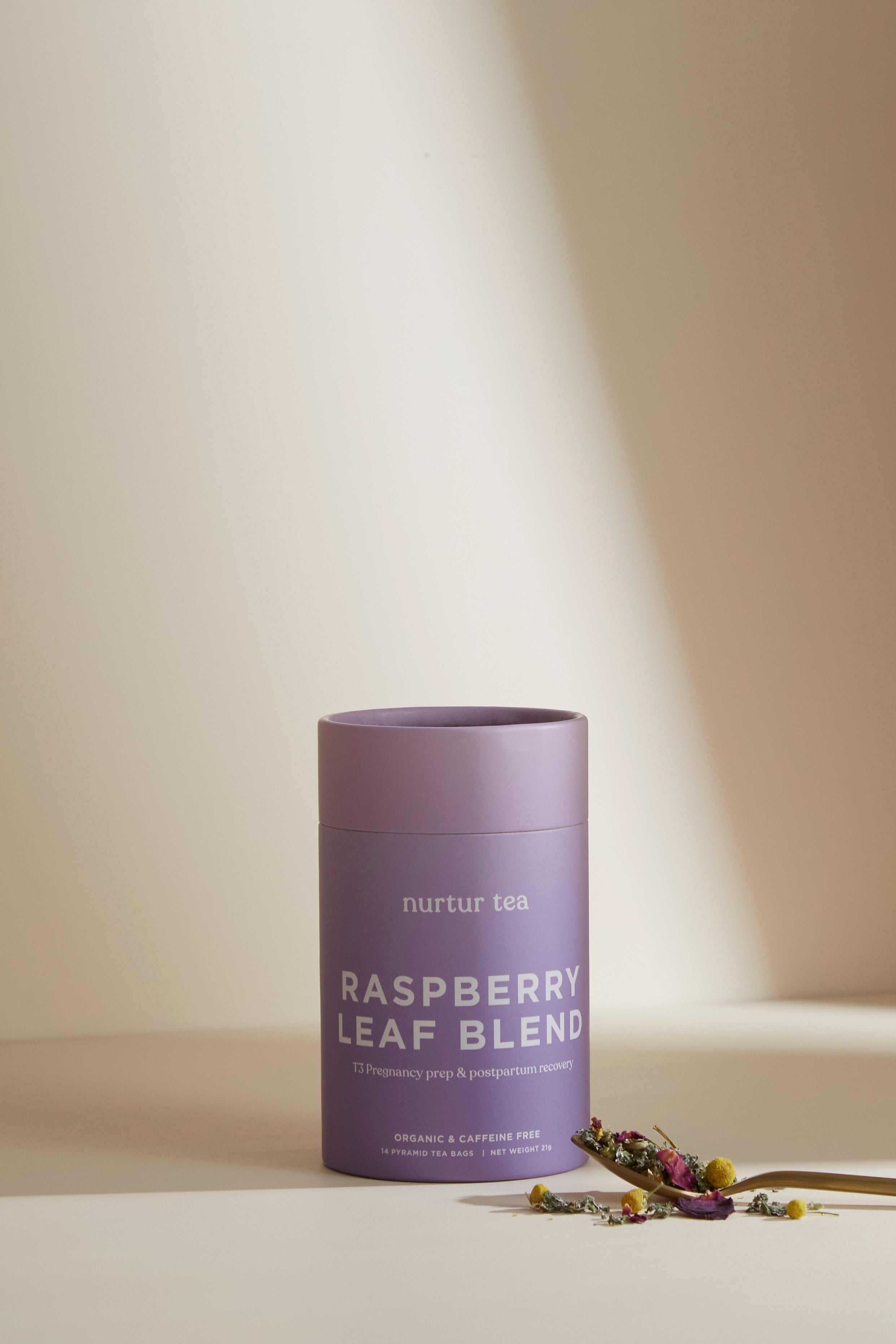 Red Raspberry Leaf Tea Hero Shot