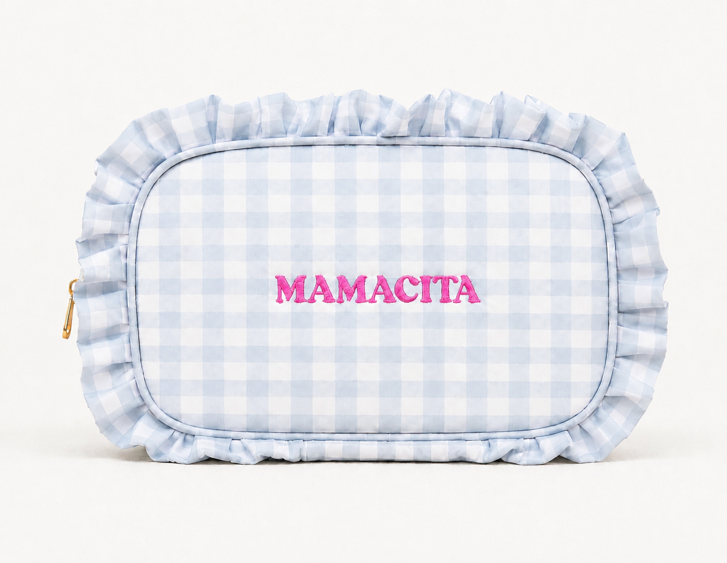 The Personalised Ruffle Washbag