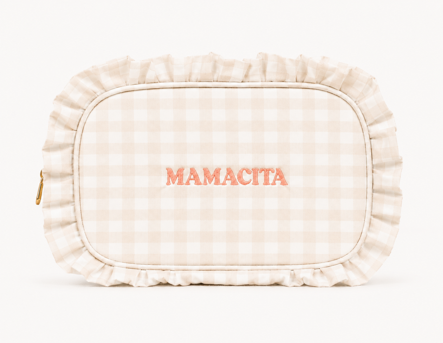 The Personalised Ruffle Washbag