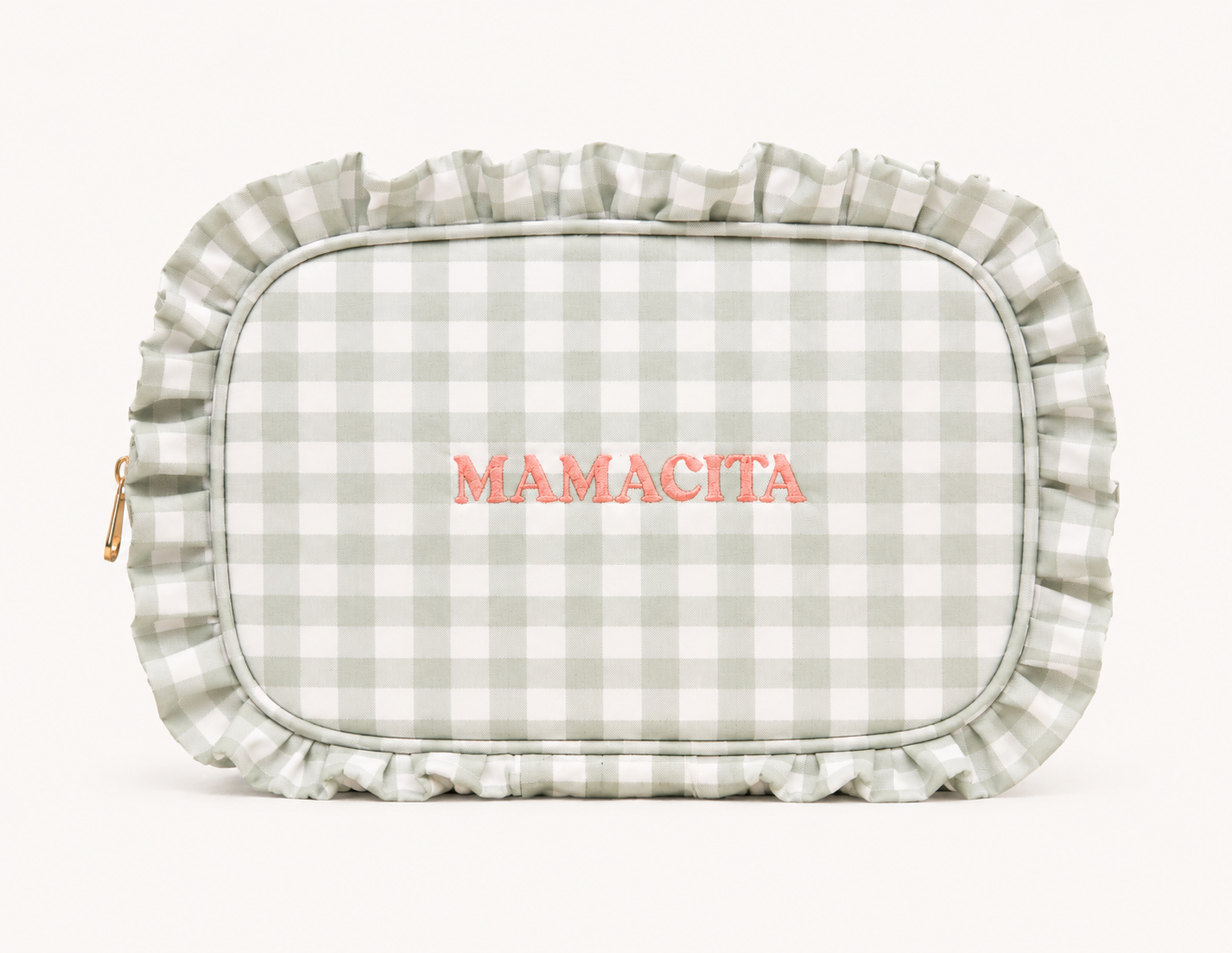 The Personalised Ruffle Washbag