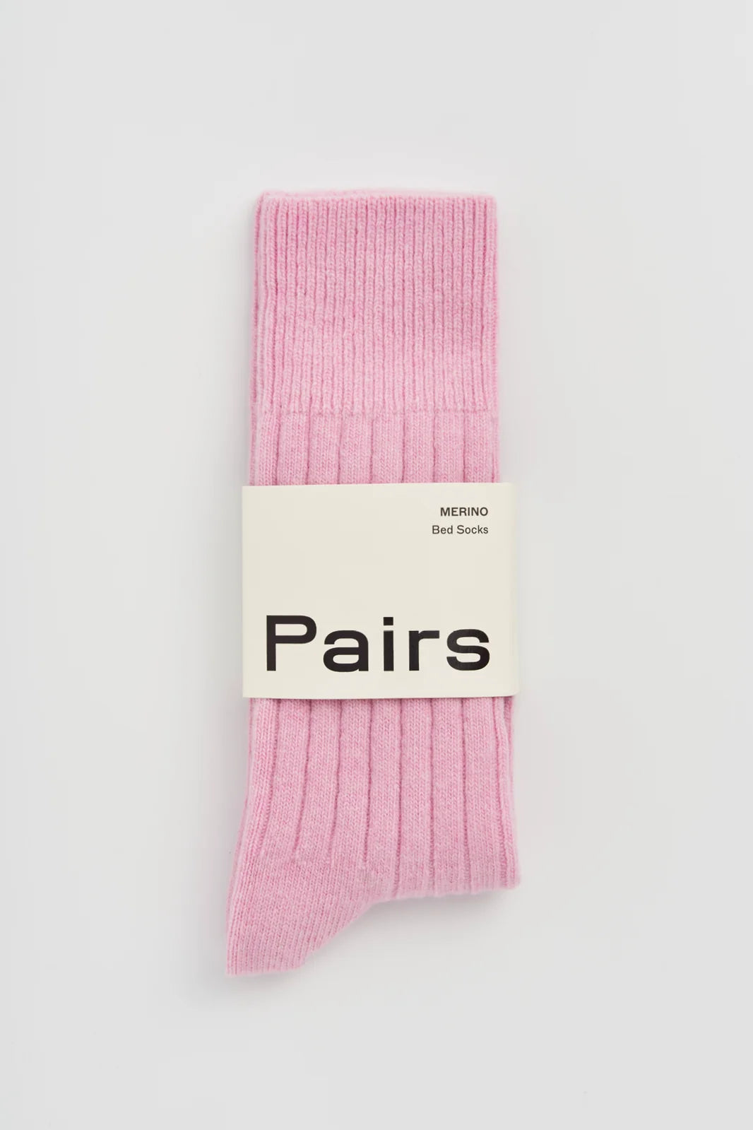 Merino Bed Socks - Sugar Pink