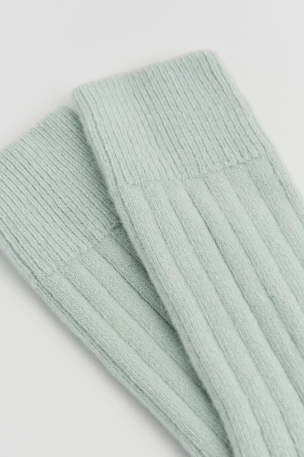 Merino Bed Socks - Winter Mint
