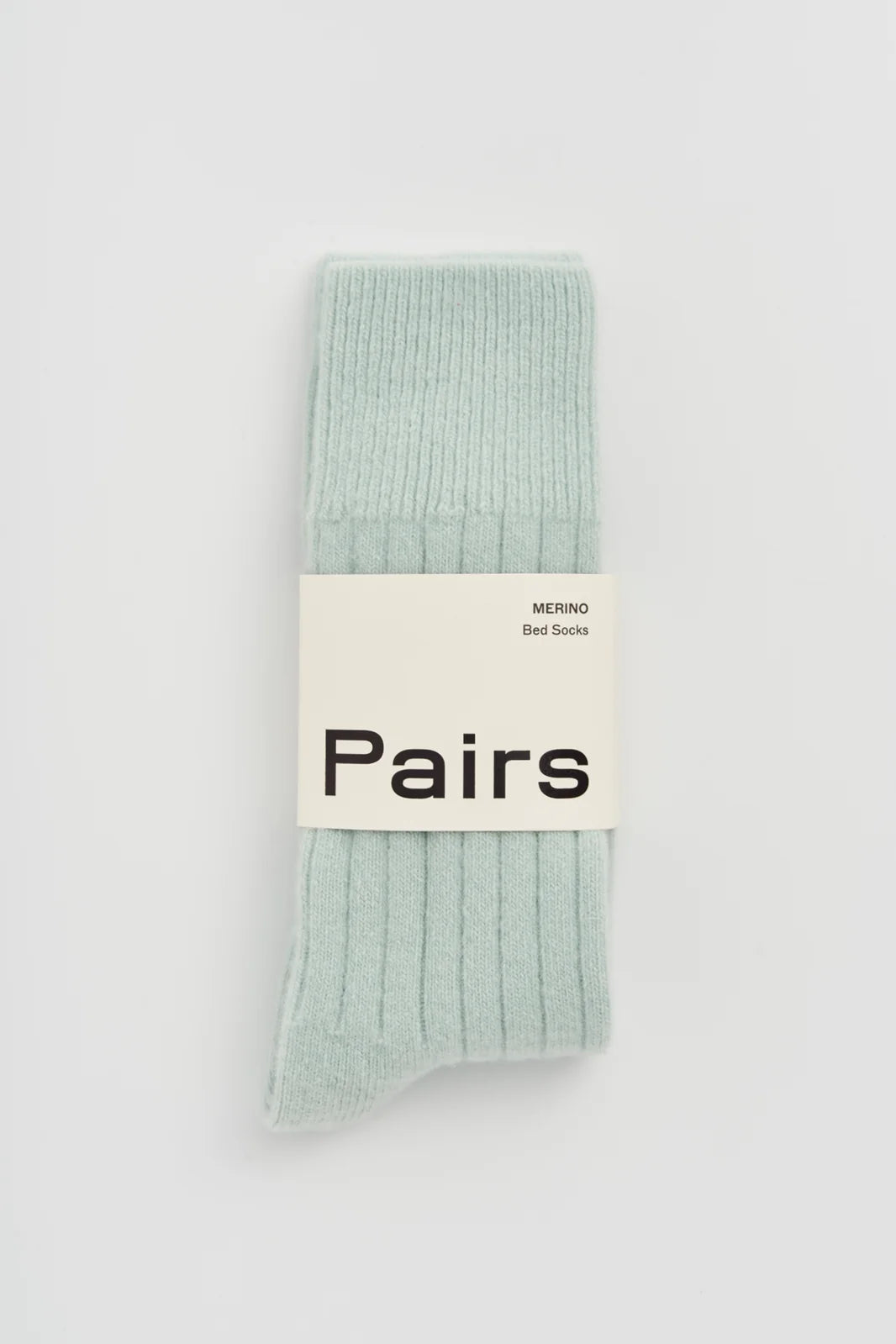 Merino Bed Socks - Winter Mint