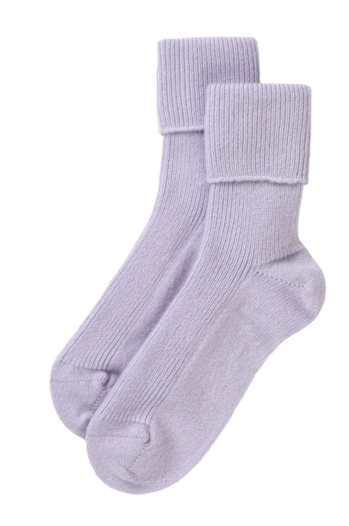 Lupin Cashmere Bed Socks