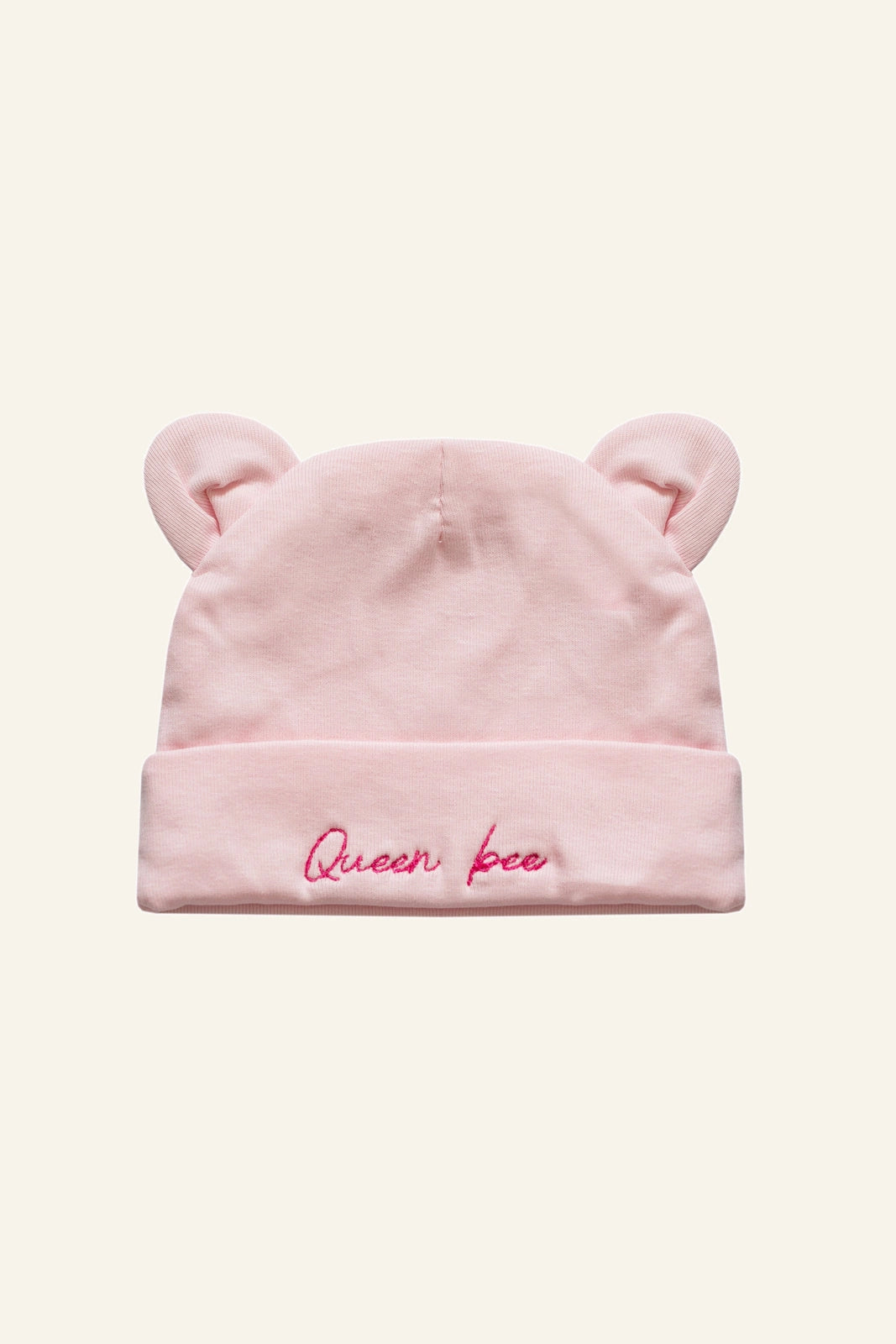 Mamacita Collective Pink Queen Bee Baby Beanie