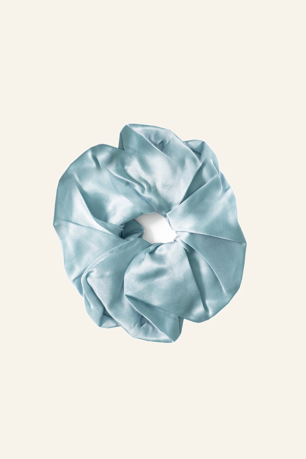 Silk Scrunchie Blue