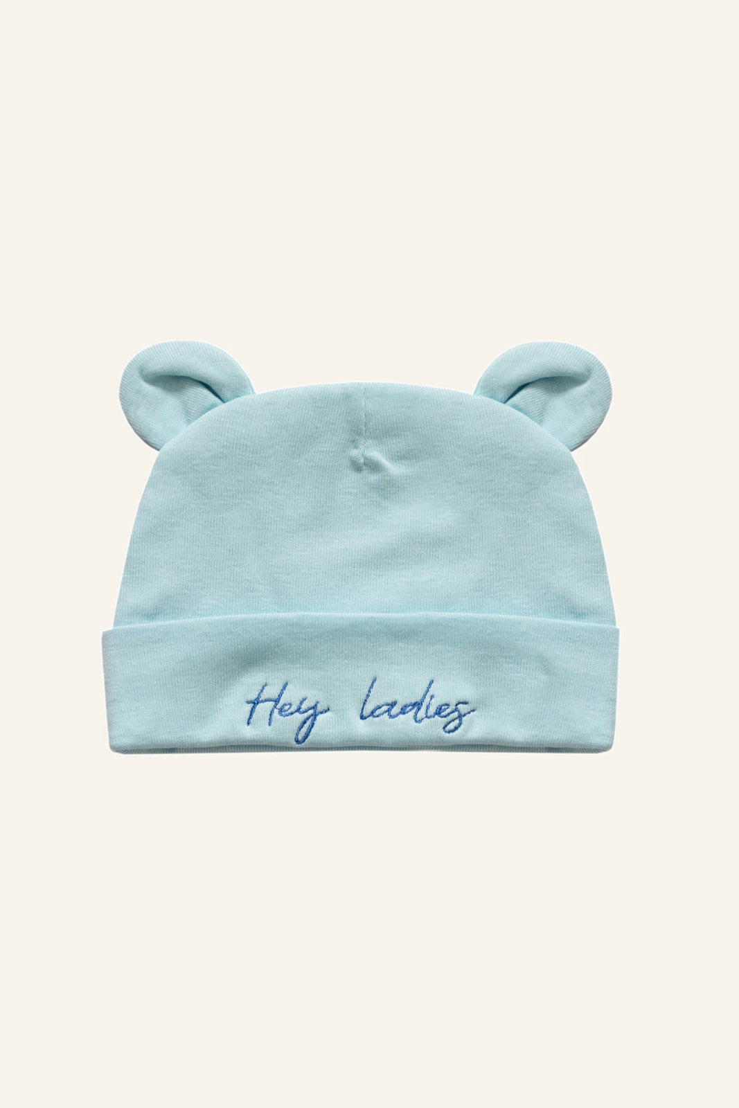 Mamacita Collective Hey Ladies Baby Beanie Blue